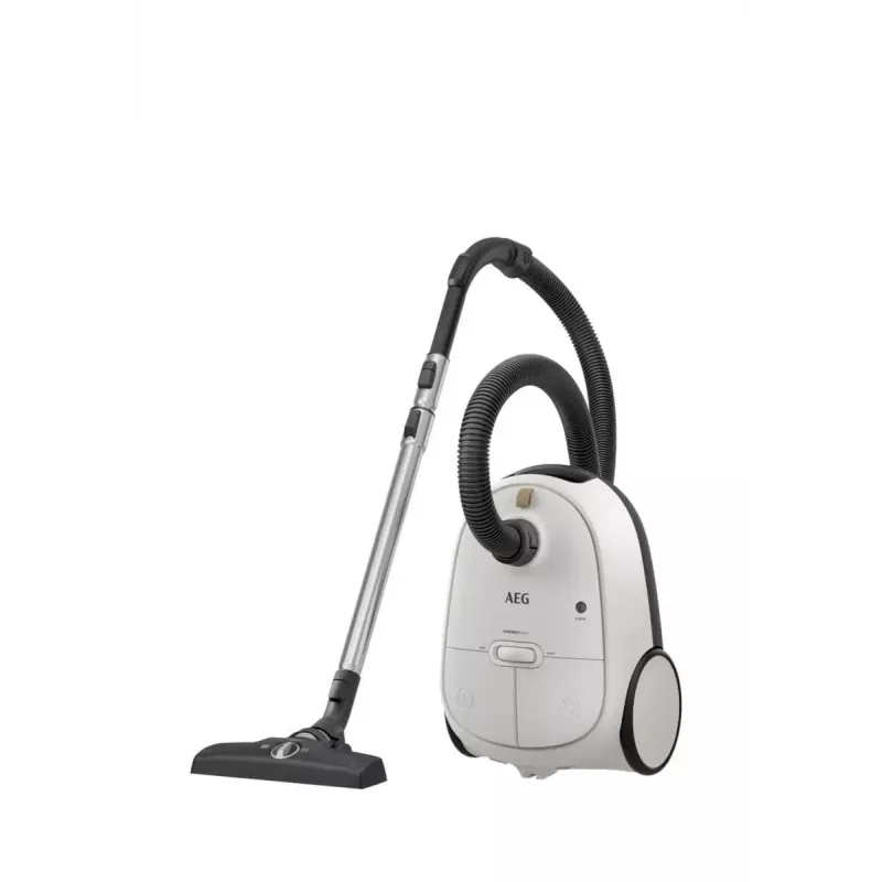 Cylinder vacuum AEG AB61H6SW — 850 W, dry cleaning, 3.5 L dust bag, Allergy Plus filter, white
