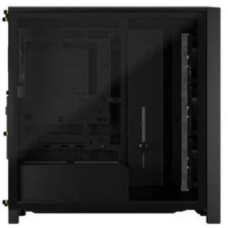 CORSAIR Mid-Tower PC Case FRAME 4000D RS Wood — Black/Walnut