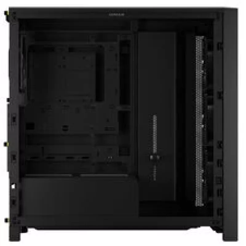 CORSAIR Mid-Tower PC Case FRAME 4000D RS Wood — Black/Walnut