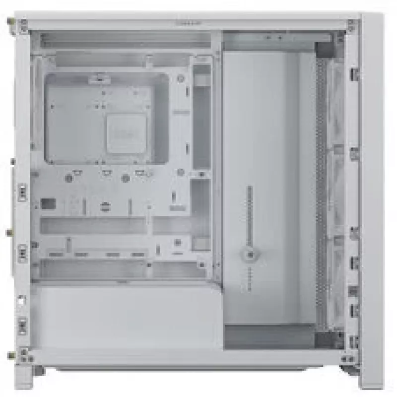 Mid-Tower PC Case CORSAIR FRAME 4000D RS Wood White/Oak, Mid-Tower ATX-compatible, Tempered Glass