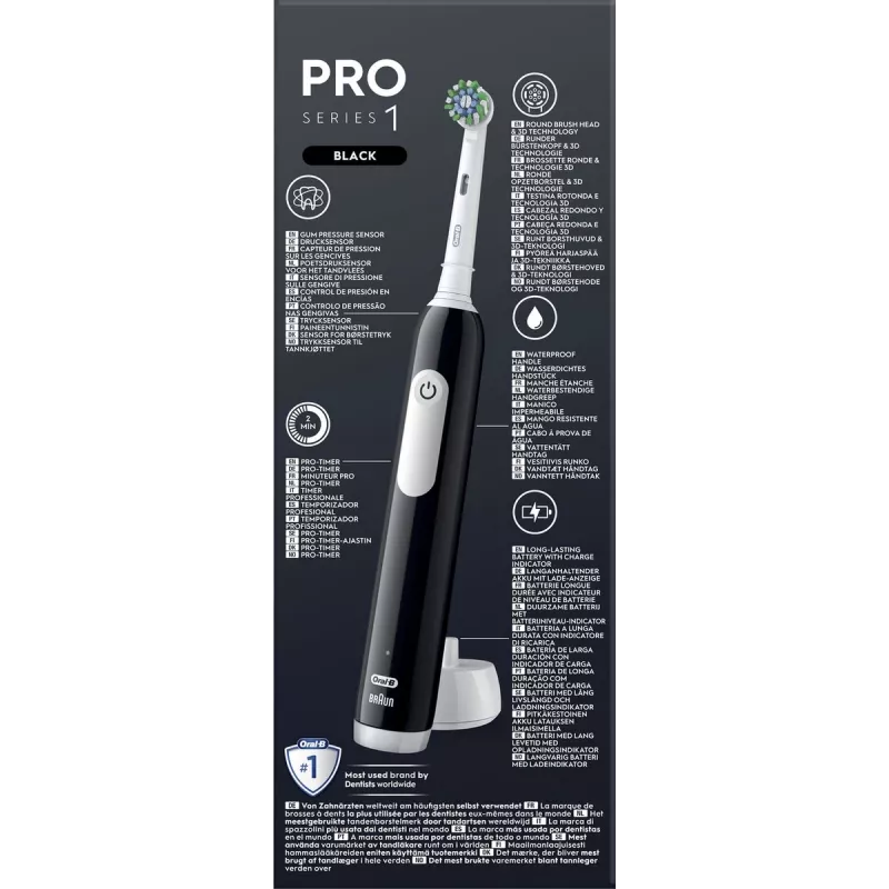 Electric toothbrush BRAUN Oral-B Pro Series 1, black