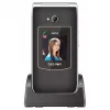Beafon SL645 LTE Großtasten-Klapphandy 4G Senioren-Telefon Schwarz-Silber 2,8