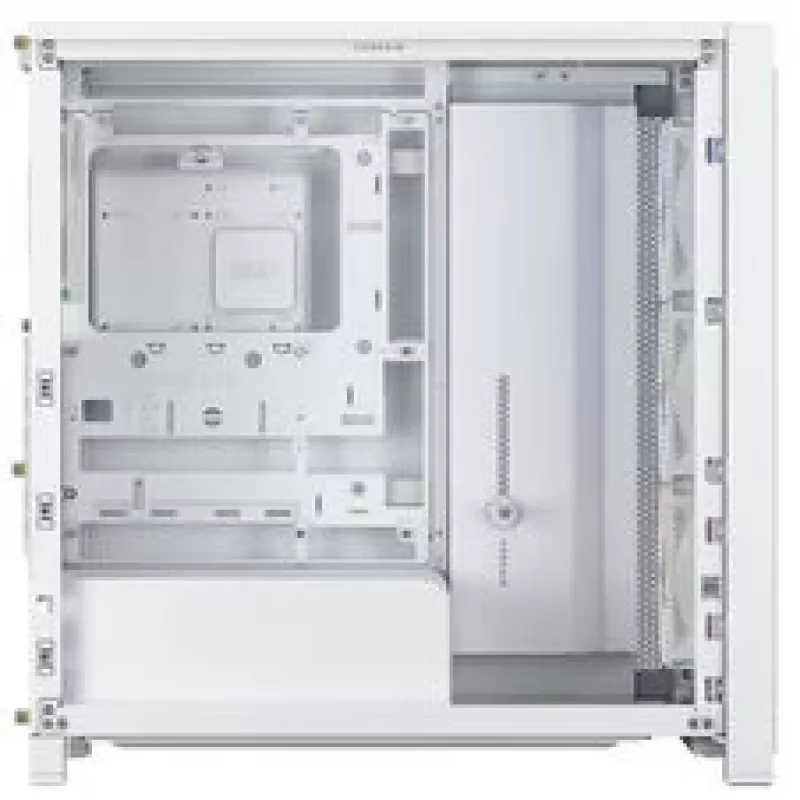 Corsair FRAME 4000X RS PC-Gehäuse, Midi-Tower, E-ATX - 4x RS120-Lüfter, weiß
