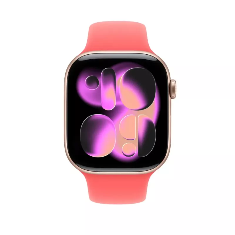 Apple Watch Sport Band Bright Guava for 46mm (S/M) – Replacement Sport Band