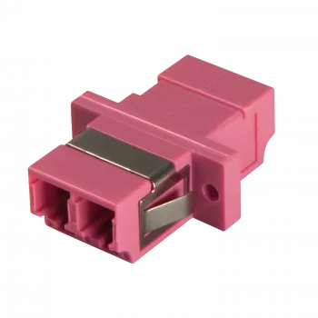Lindy - Network Coupler - LC Multi-Mode (W) to LC Multi-Mode (W) - Fibre Optic - Violet, RAL 4003