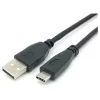 EQUIP USB 2.0 Cable C to A M/M, 0.3 m, USB 2.0 480 Mbps, Nickel-plated Contacts, Black