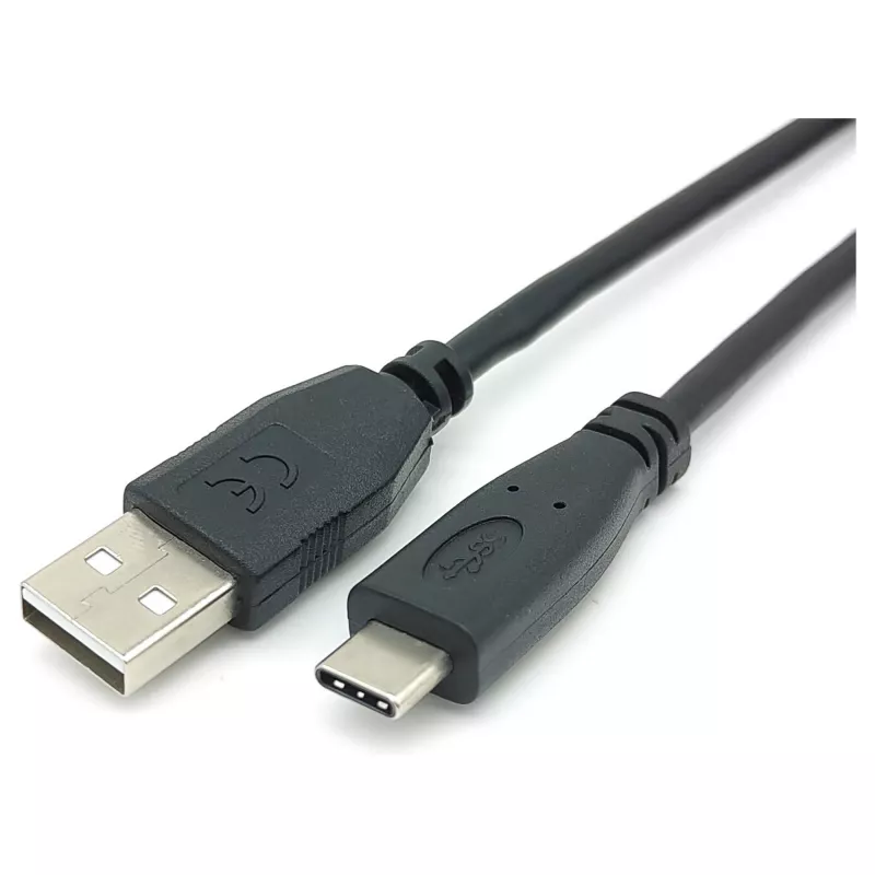 EQUIP USB 2.0 C to A Cable M/M 0.5 m, USB 2.0, 0.48 Gbit/s, Nickel-plated contacts, Black