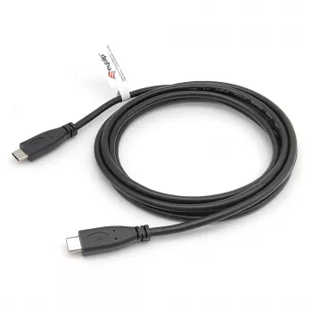 Cable USB-C to USB-C 2.0 EQUIP 128833, 0.5 m, PD 60W, 0.48 Gbit/s, nickel-plated contacts, black