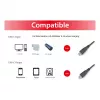 Cable USB-C to USB-C 2.0 EQUIP 128833, 0.5 m, PD 60W, 0.48 Gbit/s, nickel-plated contacts, black