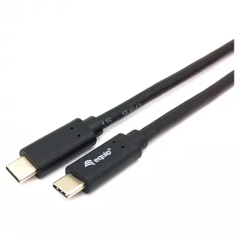 USB-C to USB-C cable EQUIP 128348, USB 3.2 Gen 1 (5 Gbps), PD 60W, 0.5 m, black