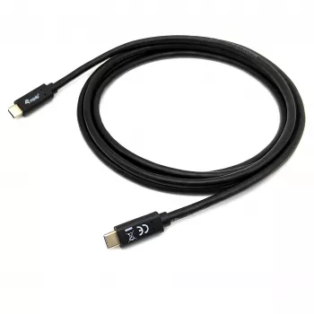 USB-C to USB-C cable EQUIP 128348, USB 3.2 Gen 1 (5 Gbps), PD 60W, 0.5 m, black