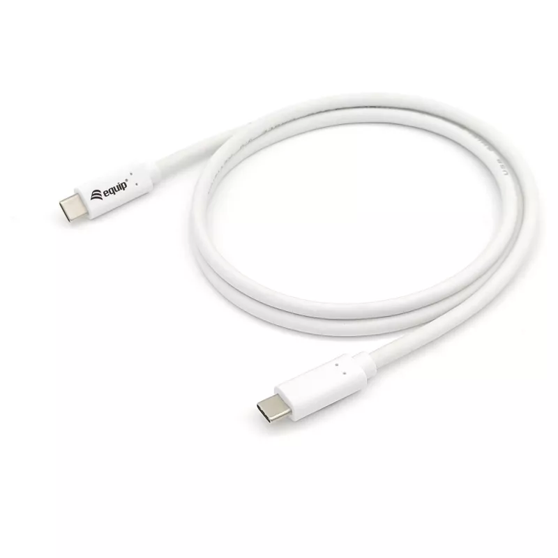 EQUIP USB 3.2 Gen 1 Type-C to Type-C Cable 0.5m PD 60W 5Gbps White