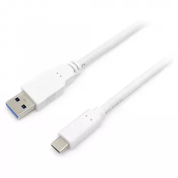 USB 3.2 Gen 1 C to A Cable EQUIP 0.5 m 5 Gbps White (USB-C to USB-A, nickel-plated contacts)