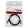 USB4 Gen3x2 C–C Cable EQUIP 128380, 0.5 m, PD 3.1 240W, 40 Gbps, 8K/60Hz, Black