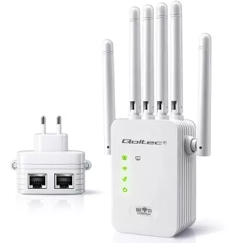 Wi‑Fi Signal Booster QOLTEC AC1200 – QOLTEC AC1200 dual‑band signal amplifier