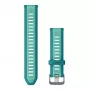 Replacement quick-release watch strap GARMIN 010-11251-AJ 20 mm Turquoise/Aqua