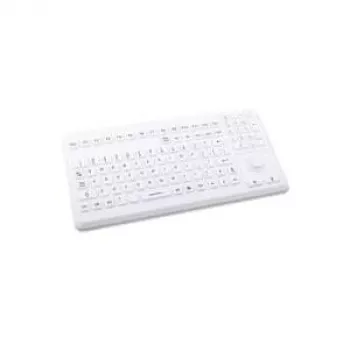 Keyboard GETT KG17203 USB QWERTZ German Grey