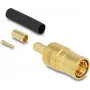 DELOCK SMB plug 91786 for crimping RG-174 and RG-316 with heat-shrink tubing