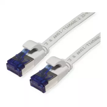 VALUE Patch Cable Cat.6A (Class EA) FTP, extra-Flat, Grey, 2 m