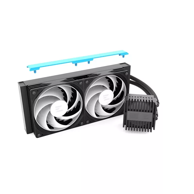 ZALMAN ALPHA2 V2 A24 240 mm CPU Liquid Cooler — closed-loop AIO, black