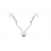 Monitor desk mount Arozzi AZ-ALZARE-NEO-DUO-WT for 2 screens, up to 81.3 cm (32 inch), 18 kg total, VESA 75x75–100x100, white