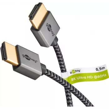 Goobay Slim Ultra High-Speed HDMI -Cable - 8K/60Hz (75756)