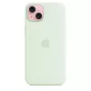 Silicone Case with MagSafe for Apple iPhone 15 Plus — Silicone, Mint, for 6.7 inch iPhone 15 Plus