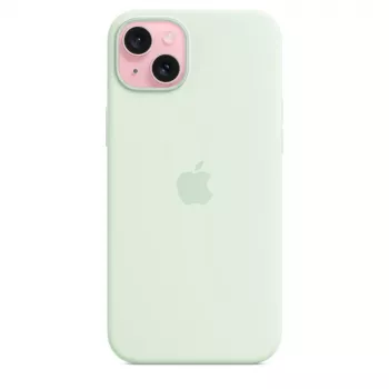 Silicone Case with MagSafe for Apple iPhone 15 Plus — Silicone, Mint, for 6.7 inch iPhone 15 Plus
