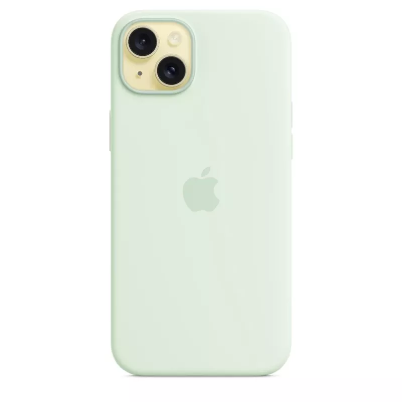 Silicone Case with MagSafe for Apple iPhone 15 Plus — Silicone, Mint, for 6.7 inch iPhone 15 Plus
