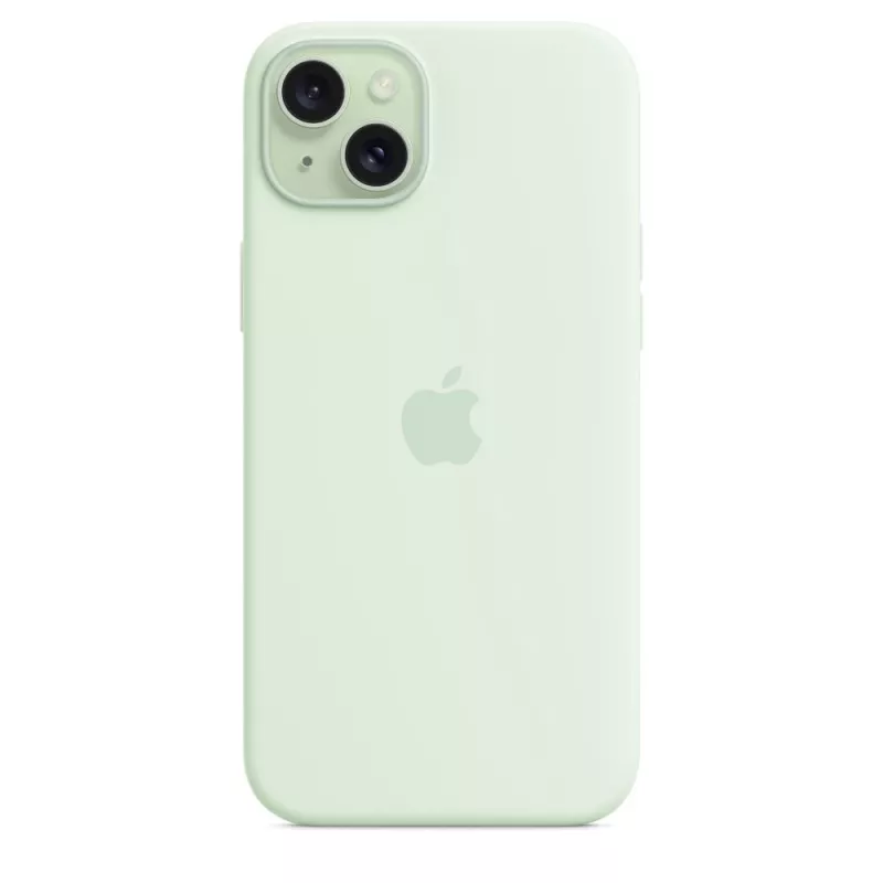 Silicone Case with MagSafe for Apple iPhone 15 Plus — Silicone, Mint, for 6.7 inch iPhone 15 Plus