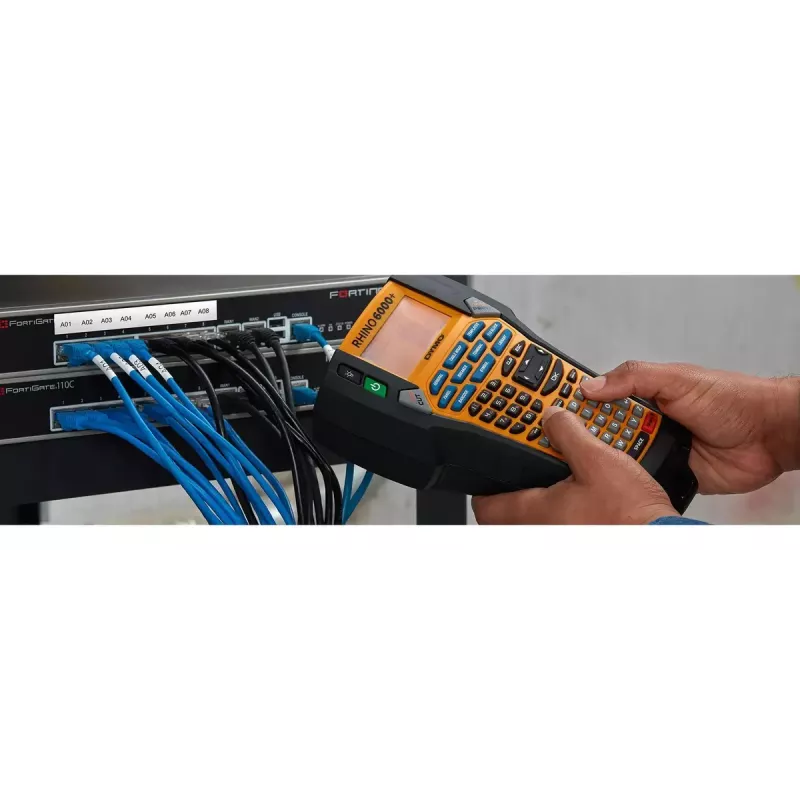 DYMO RHINO 6000+ ABC CASE UK Direct thermal Thermal transfer Black Yellow