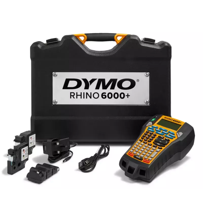DYMO RHINO 6000+ ABC CASE UK Direct thermal Thermal transfer Black Yellow