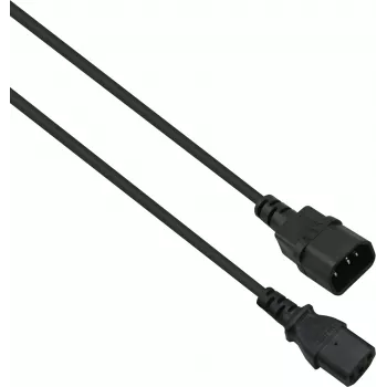 Power extension cable helos 262659 IEC 60320 C13 to C14 250V 1m