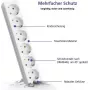 Power strip helos CLASSIC 6-socket 5.0 m cable without switch