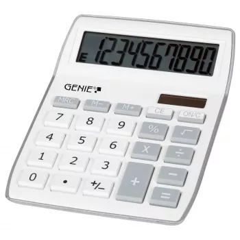 GENIE desktop calculator 840S Silver