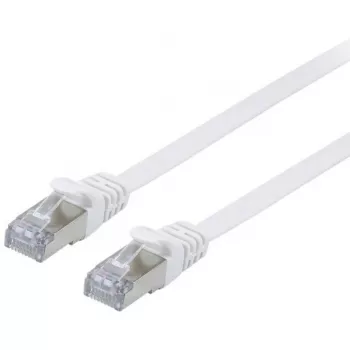 Network Cable Equip Cat.6A U/FTP Flat Patch Cable RJ-45 10m White