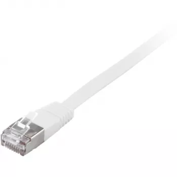 Network Cable Equip Cat.6A U/FTP Flat Patch Cable RJ-45 10m White