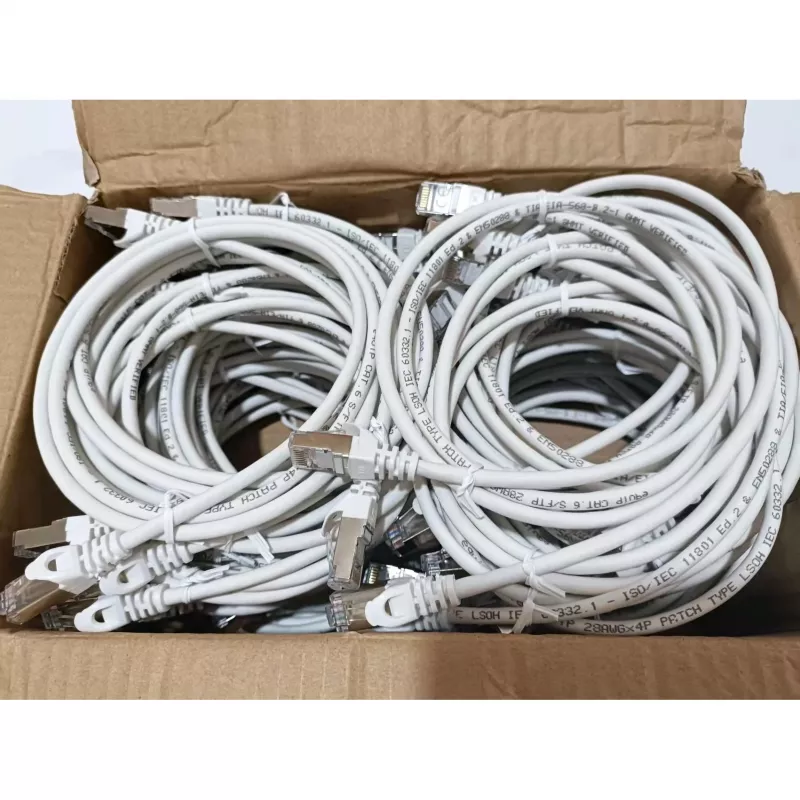 Network Cable Equip Cat.6 S/FTP Patch Cable RJ-45 1m White