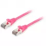 Patch Cable Equip Cat.6A S/FTP RJ-45 3m Pink