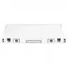 Fiber optic splice box DIGITUS DN-96330/9APC 1U, equipped with 6x LC-APC DX, OS2, polymer/steel, light grey