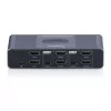 KVM Switch DIGITUS DS-12856 USB-C/USB-A 2‑port Dual HDMI 4K60Hz (USB 3.2 Gen 1)
