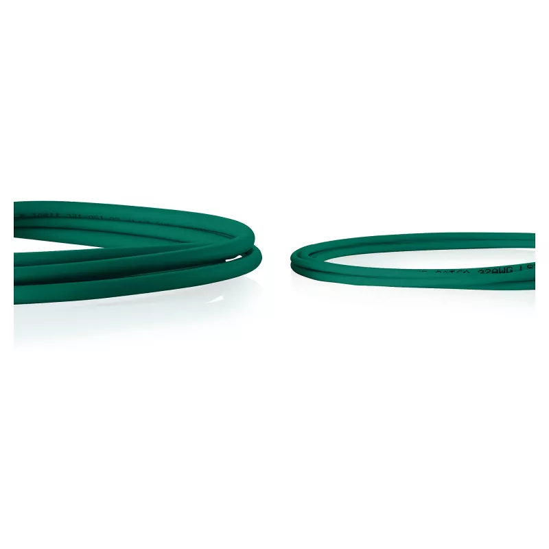 Slim CAT6 U-UTP Patch Cable by DIGITUS, 0.3 m, green