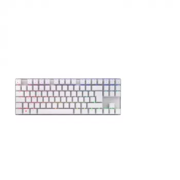 Mechanical Gaming Keyboard Cherry MX 8.2 TKL Wireless RGB – Tenkeyless, RF + Bluetooth, AZERTY, 88 keys, White