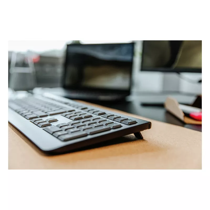 Keyboard Cherry KW 3000 Universal RF Wireless QWERTY Portuguese Black