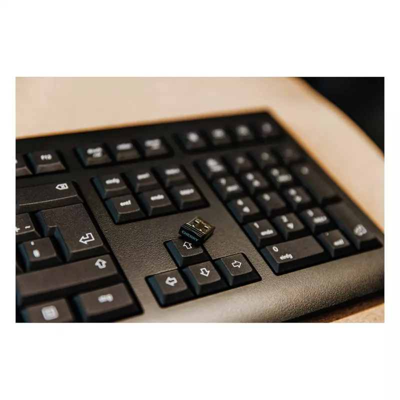 Keyboard Cherry KW 3000 Universal RF Wireless QWERTY Portuguese Black