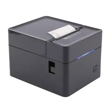 POS printer Olympia 947990055 — Direct thermal, 250 mm/s, 80 mm roll diameter, 80 mm print width, USB Type-A, RS-232, wired, black