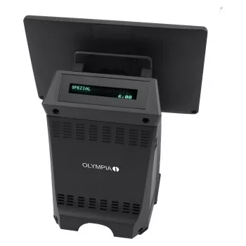All-in-One Touchscreen Terminal Olympia T210 10 inch (25.4 cm) LCD, Android 11, Thermal Transfer Printer, 8 cm Width, Black
