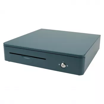 Electronic cash drawer Olympia M405, metal housing, blue, 405×400×102 mm, 2 keys