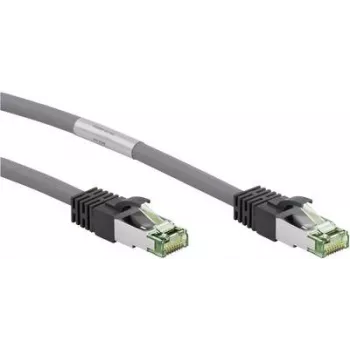 Goobay CAT 8.1 Patch Cable, S/FTP (PiMF), Grey, 5 m - LSZH Halogen-Free, Copper AWG 24 (55139)