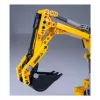 Excavator model Jamara CaDA Excavator Bricks, recommended age 8+, weight 0.36 kg, black/yellow